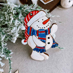 Название: ИГРУШКА ЕЛОЧНАЯ СНЕГОВИК С ШАРФИКОМ, Артикул: 310018, Цена: 149