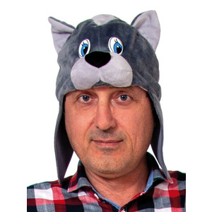 ШАПКА КОТ СЕРЫЙ ШАПКА КОТ СЕРЫЙ