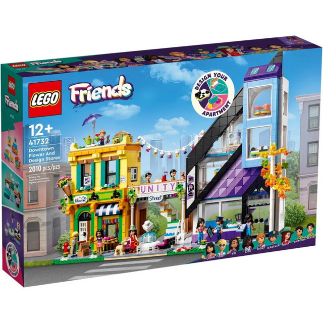 Название: КОНСТРУКТОР LEGO FRIENDS МАГАЗИНЫ ЦВЕТОВ И ДИЗАЙНА В ЦЕНТРЕ, Артикул: 41732, Цена: 20 449