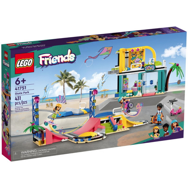 Название: КОНСТРУКТОР LEGO FRIENDS СКЕЙТ-ПАРК, Артикул: 41751, Цена: 6 699