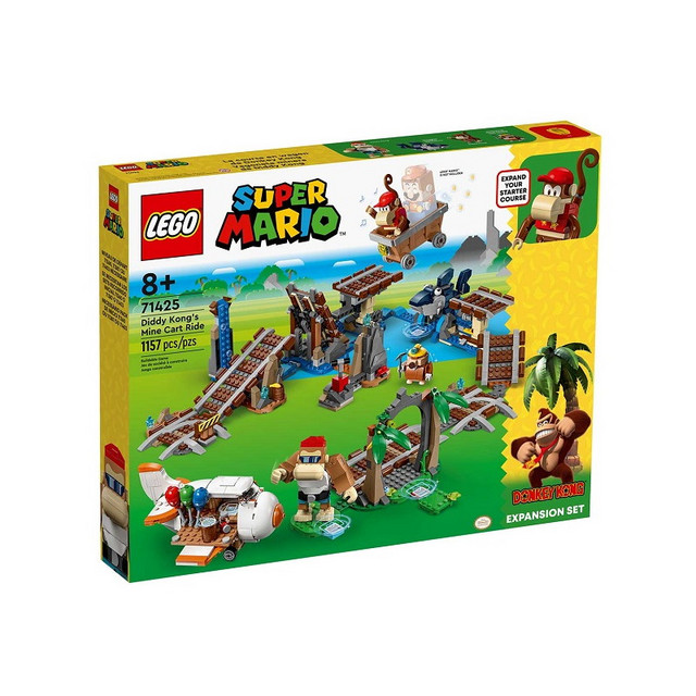 Название: LEGO Super Mario - Поездка на шахтной тележке Дидди Конга, Артикул: 71425LS ПОЕЗДКА НА ШАХТНОЙ ТЕЛЕЖКЕ ДИДДИ КОНГ, Цена: 15 149