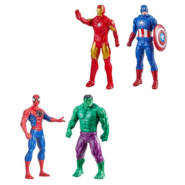 Название: Фигурка MARVEL, ассортимент - Человек-паук, Халк, Железный человек, Капитан Америка, Артикул: F5097, Цена: 1 699