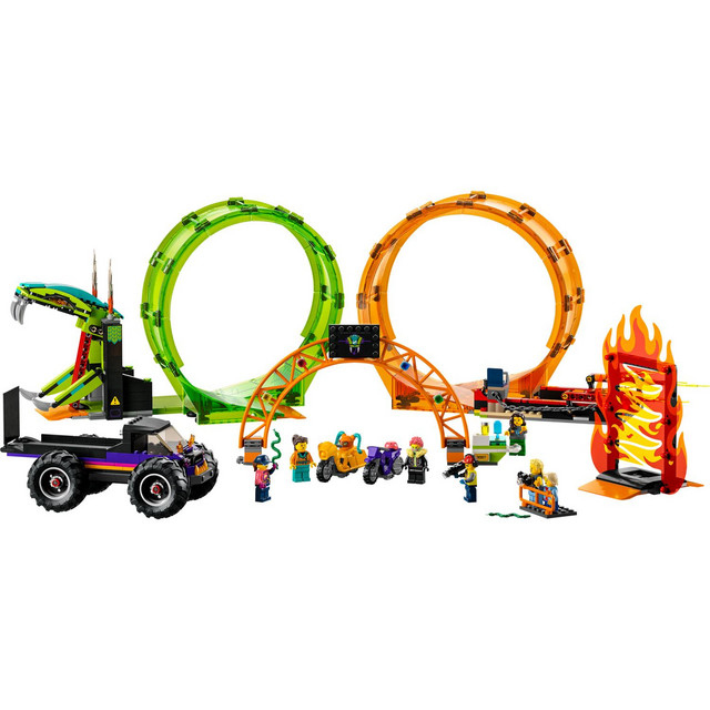 Название: КОНСТРУКТОР LEGO CITY ТРЮКОВАЯ АРЕНА ДВОЙНАЯ ПЕТЛЯ, Артикул: 60339, Цена: 18 299