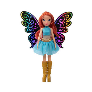 Шарнирная кукла Winx Club, Блум с крыльями для скретчинга