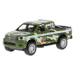 Название: МАШИНА ТЕХНОПАРК TOYOTA HILUX КАМУФЛЯЖ, Артикул: HILUX-12SLMIL-GN  инерционная, Цена: 899