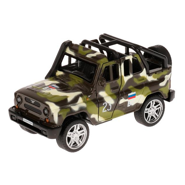 Название: МАШИНА ТЕХНОПАРК UAZ HUNTER BEACH ВОЕННАЯ, Артикул: HUNTERBCH-12SLMIL-GN, Цена: 899