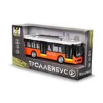 Название: Троллейбус - Kid Rocks, Артикул: YK-2101 СВЕТ/ЗВУК/ИНЕРЦИЯ, Цена: 1 499