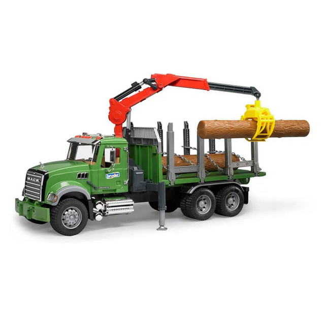Название: Лесовоз Bruder - Mack с краном, Артикул: 02-824, Цена: 14 999
