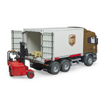 Название: Фургон Scania UPS с погрузчиком и паллетами, Артикул: 03-581, Цена: 16 999