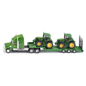 ГРУЗОВИК-ТЯГАЧ С 2-МЯ ТРАКТОРАМИ JOHN DEERE 1*87 ГРУЗОВИК-ТЯГАЧ С 2-МЯ ТРАКТОРАМИ JOHN DEERE 1*87