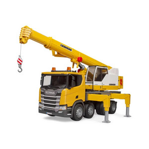 Грузовой кран Bruder - Scania, желтый Грузовой кран Bruder - Scania, желтый