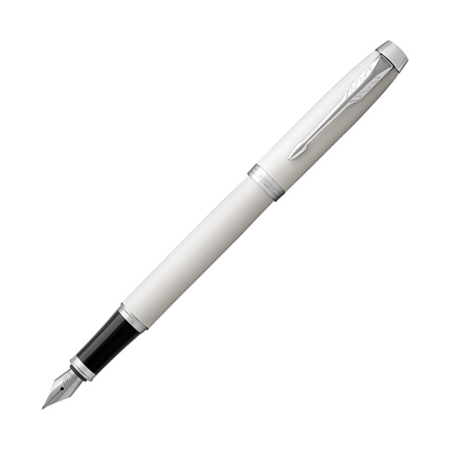 Название: Перьевая ручка Parker IM Metal White CT, перо: F , цвет чернил: blue, в подарочной упаковке., Артикул: 1931672, Цена: 6 999