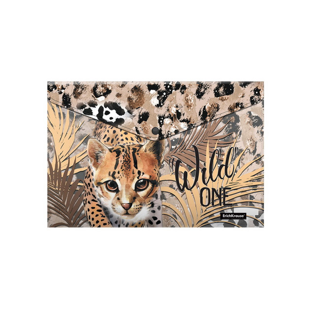 Название: ПАПКА-КОНВЕРТ А4 ERICH KRAUSE WILD CAT, Артикул: 55316, Цена: 59
