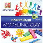 Название: ПЛАСТИЛИН СО СТЕКОМ ЛУЧ КЛАССИКА, Артикул: 7С 331-08 УП/12ЦВ.,240ГР, Цена: 249