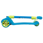Название: САМОКАТ NOVATRACK RAINBOW, Артикул: 120PROB.RAINBOW.BL20 СВЕТ, синий, складной, Цена: 2 999