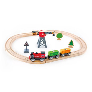 Игровой набор Hape - Ж/Д Доставки Груза Игровой набор Hape - Ж/Д Доставки Груза