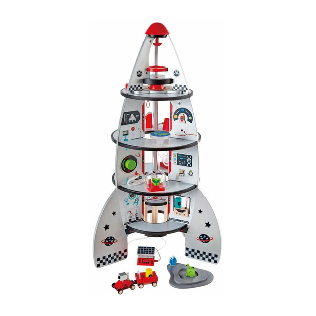 Название: Игровой набор Hape - Четырехступенчатый космический корабль, Артикул: E3021 HP, Цена: 19 999
