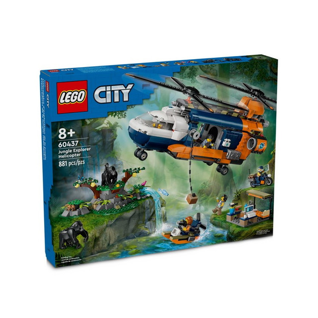 Название: LEGO City - Вертолет исследователя джунглей в базовом лагере, Артикул: 60437, Цена: 17 999