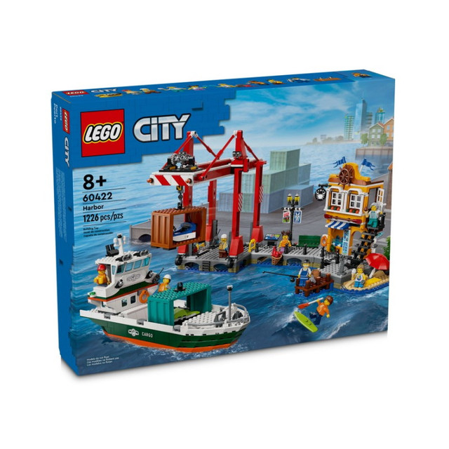 Название: LEGO City - Морской порт с грузовым судном, Артикул: 60422, Цена: 21 199