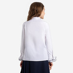 Название: Блузка для девочки, белая, Артикул: MJGCB08-00 122-158, Цена: 2 999