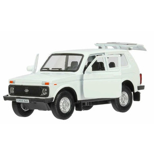 Металлическая инерционная машина LADA 4x4