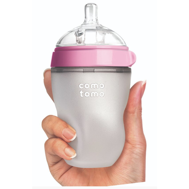 Название: Бутылочка для кормления COMOTOMO (250 мл.) Natural Feel Baby Bottle - цвет розовый, Артикул: 250P-EN NATURAL FEEL BABY BOTTLE розовый 2025, Цена: 2 299