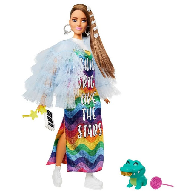 Название: КУКЛА BARBIE ЭКСТРА В ЖЕЛТОМ ПАЛЬТО, Артикул: GYJ78, Цена: 2 999