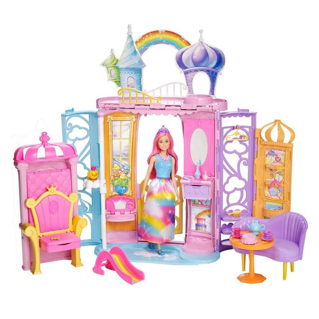 Название: Игровой Набор «Barbie» Переносной Радужный Дворец (FTV98), Артикул: FTV98, Цена: 2 999