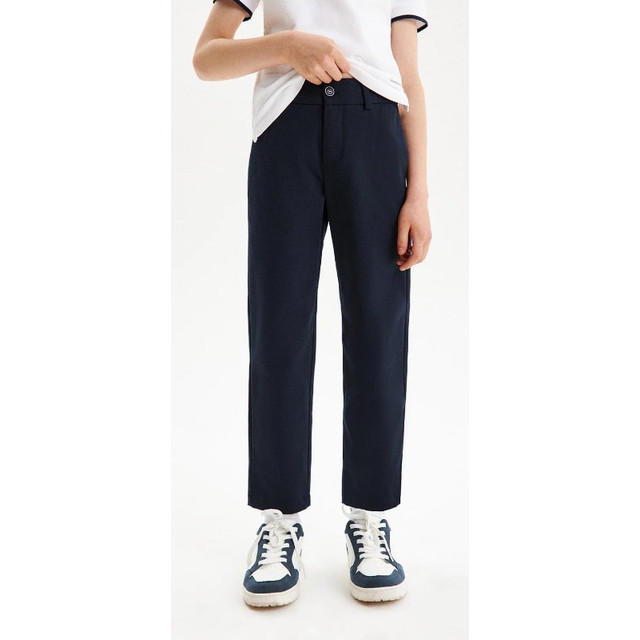 Название: Брюки slim из твила 122-164, Артикул: SSFSB-549-16043-368 122-164, Цена: 6 590