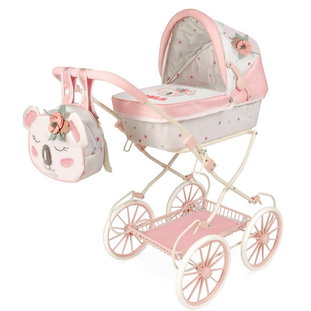 Название: Коляска-люлька для кукол DeCuevas Toys, Артикул: 80079 серия КОАЛА высота ручки 81СМ, Цена: 18 499