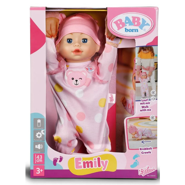 Название: Кукла пупс BABY BORN Кукла Эмили, Артикул: 68488, Цена: 9 999