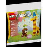 Название: КОНСТРУКТОР LEGO CREATOR ДЕНЬ РОЖДЕНИЯ С ЖИРАФОМ И ОБЕЗЬЯНКОЙ, Артикул: 30689, Цена: 799