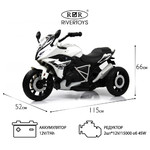 Название: Детский электротрицикл RiverToys Z333ZZ, Артикул: Z333ZZ, Цена: 17 990
