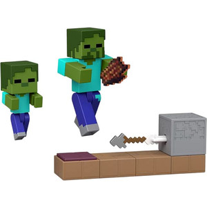 Игровой набор Mattel Minecraft Redstone Charged: Ловушка для зомби Игровой набор Mattel Minecraft Redstone Charged: Ловушка для зомби