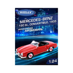 Название: Детская металлическая машинка 1955 Mercedes-Benz 190 SL кабриолет, Артикул: WL 24118C-W серия МУВ, Цена: 2 999