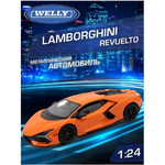 Название: Детская металлическая машинка Lamborghini Revuelto (Ламборгини Ревуэлто), Артикул: WL 24126W серия МУВ, Цена: 3 499